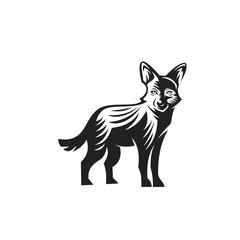 Obraz na płótnie Canvas Cute dog logo design premium a big sign board, pet vector illustration logo out line.