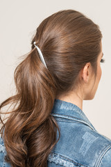Fototapeta premium Model With Hair Clips