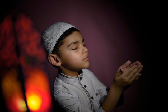Praying Muslim Boy