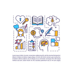 Creative journaling concept icon with text