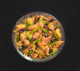stir fried vegetables with camaron