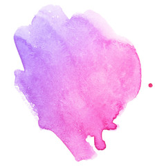 Colorful abstract watercolor stain. Modern creative background for trendy design. Vector illustration.