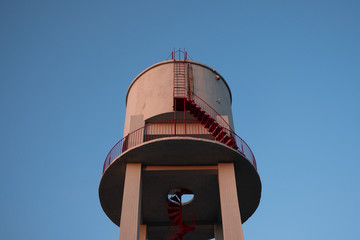 water tower in Athens, Greece