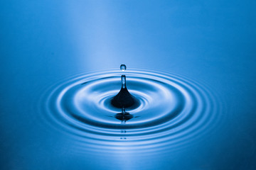 Water drop splash Delhi India