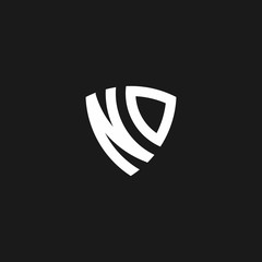 ND monogram logo with shield shape