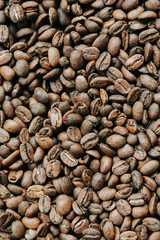roasted coffee beans background