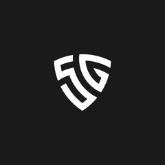 SG monogram logo with shield shape