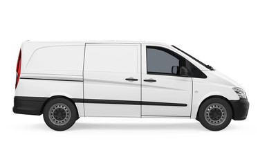 Delivery Van Isolated