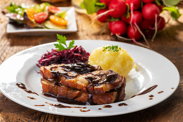 bavarian roasted pork