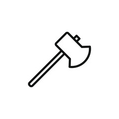 single icon of a axe vector illustration
