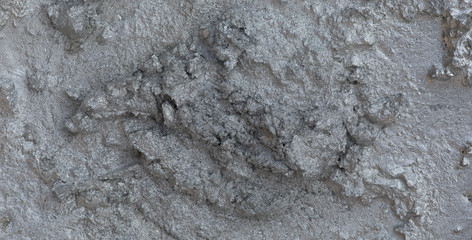 texture molten cooled metal surface