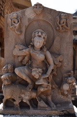 Gwalior, Madhya Pradesh/India - March 15, 2020 : Unknown Sculptureunknown