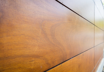 Wood wall with smooth pattern