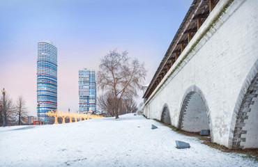 Триколор в Ростокино Tall apartment building of the Tricolor complex