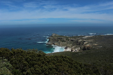 Fototapeta premium Cape Town tourism , cape of good hope alone Atlantic ocean