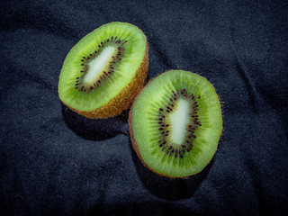 kiwi on a plate