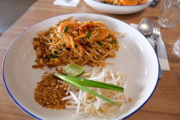 Thai food Pad Thai Shrimp