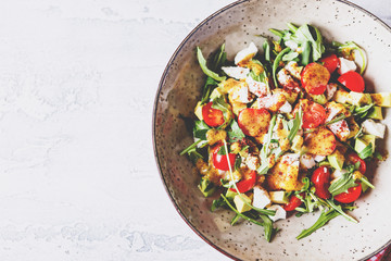 Green salad with vegetables