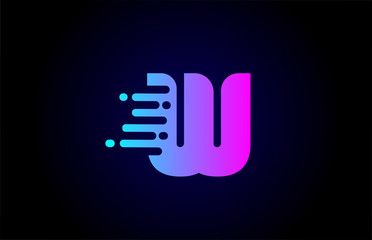 Fototapeta na wymiar W letter logo icon for business and company