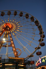 ferris wheel at night