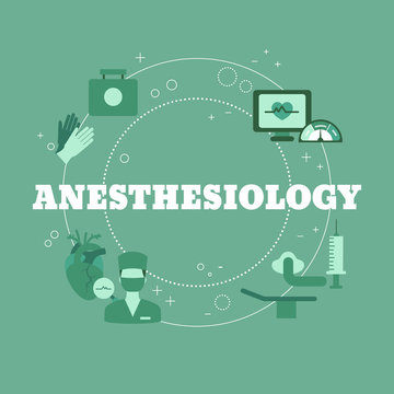 Vector Anesthesiology Concept