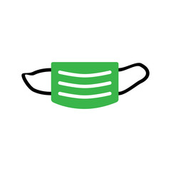 Mask Icon Vector Design Template