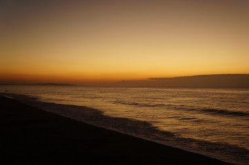 Sunrise in Costa Azul Beach, Rio das Ostras, Rio de Janeiro, Brazil