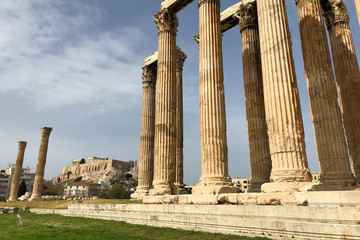 Ancient Temple of Zeus, Olympeion, Athens, Greece