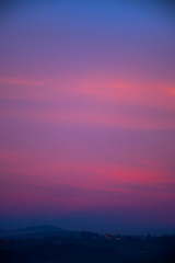 Niebo z waty cukrowej