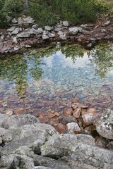small river in the mountains