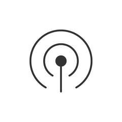 Signal transmission icon. Vector Illustration