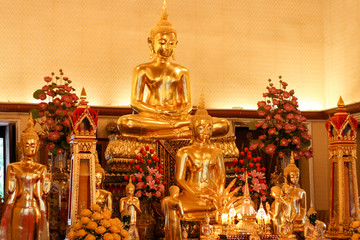 Golden Buddha  in Thailand