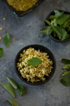curry leaf rice, spices powder