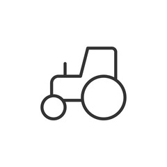 Tractor icon. Vector Illustration