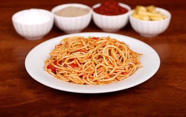 excellent italian food pasta closely