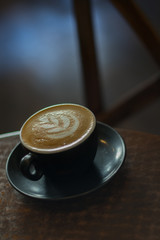 cup of coffee and latte art