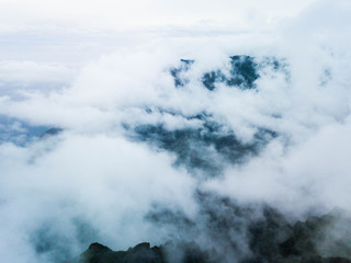 Above the clouds of Hawaii