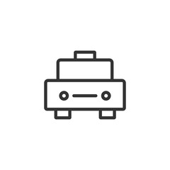 Taxi icon. Vector Illustration