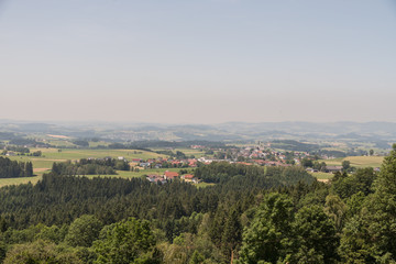 hügelige Landschaft - Landleben, Austria