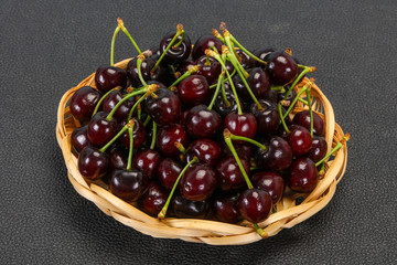 Ripe sweet tasty cherry  berry