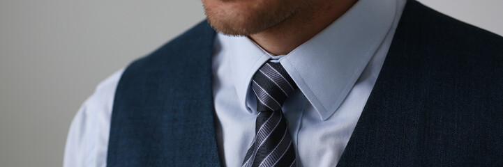 Tie on shirt suit business style man fashion shop selling business clothing attributes
