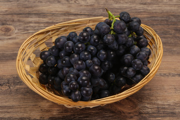 Fresh ripe sweet red grape