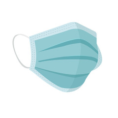 Surgical  protective face mask vector illustration