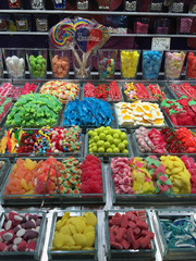 colorful fruit and food market