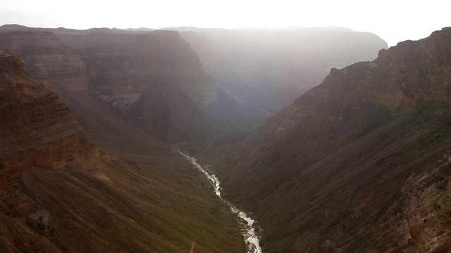 Flash Flood flowing in Judea Desert to dead sea and Mountains,aerial
Nahal  Hever, Israel, Drone footage-winter, 2020
