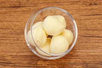 Natural tasty baby Mozarella cheese