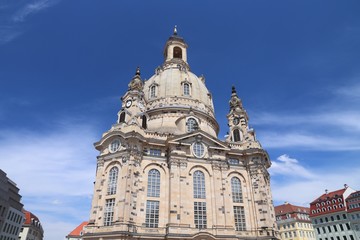 Fototapeta na wymiar Landmark of Dresden, Germany. German architecture landmark.