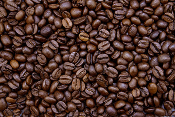 Fototapeta premium Roasted coffee beans