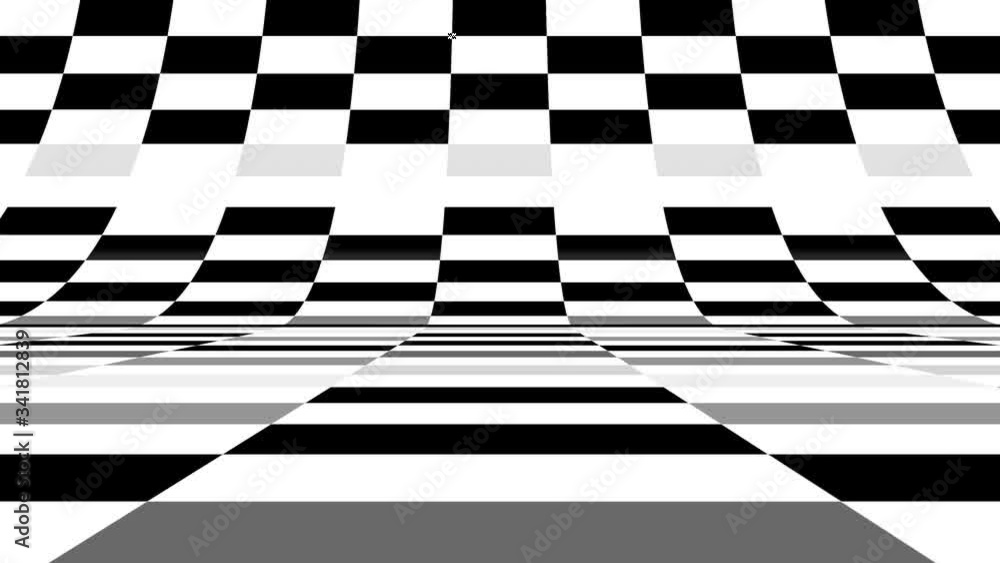Poster pixelated digital screen texture with a monochromatic black and white random changing pattern. color
