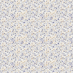 seamless pattern with blue stars